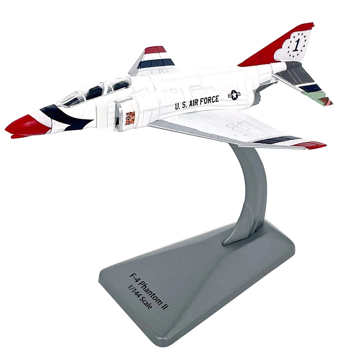 1/144 Scale Diecast Alloy US Air Force F-4 Phantom II Fighter Finished Model