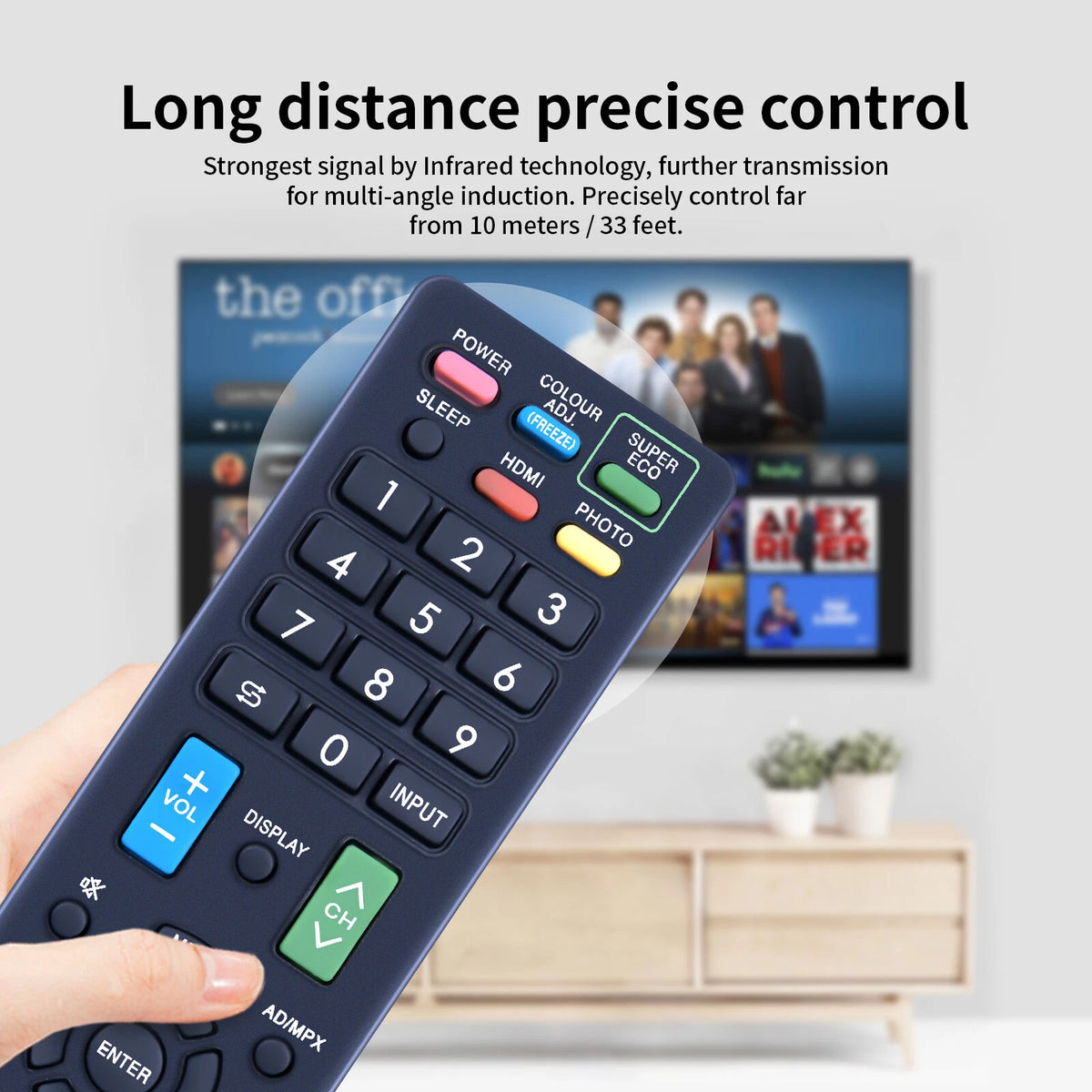 GB225WJSA Replacement Remote Control For Sharp TV Television