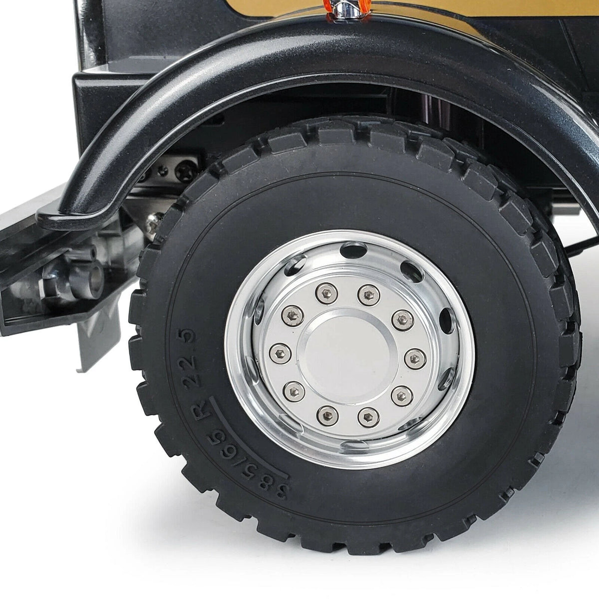 4* Rubber Tires Tyres For Tamiya 1/14 RC Tractor Truck Car Repair Parts