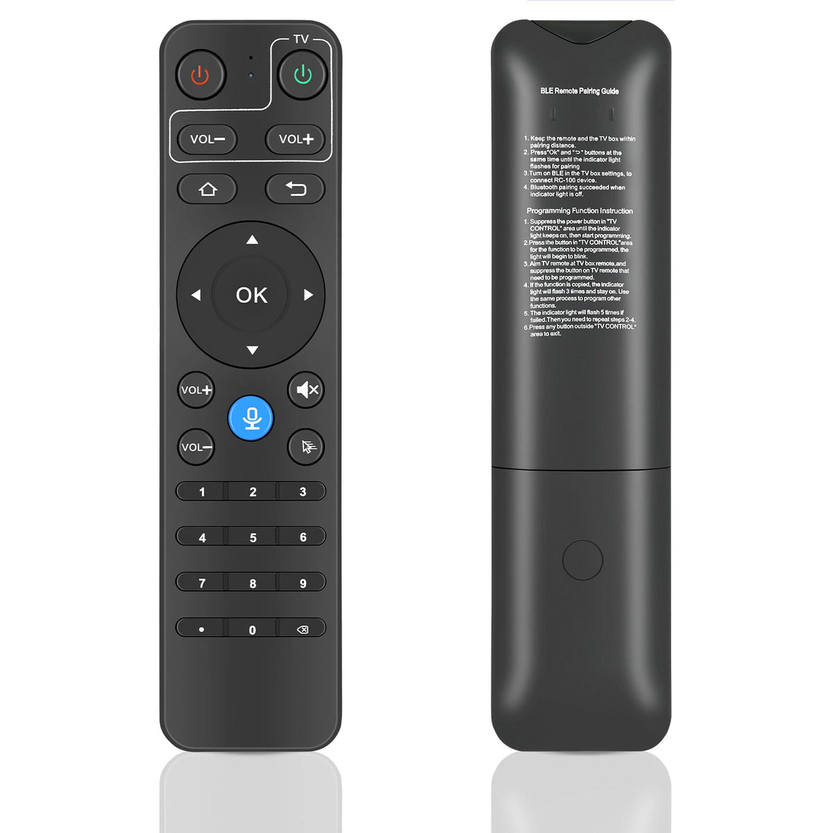 Bluettoth Voice Remote Control For  2024 StreamX X1 Pro TV Box 6K UltraHD