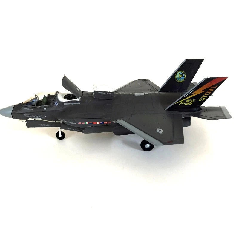 1:72 US Air Force F-35B Fighter Aircraft Diecast Model Military W/ Display Stand