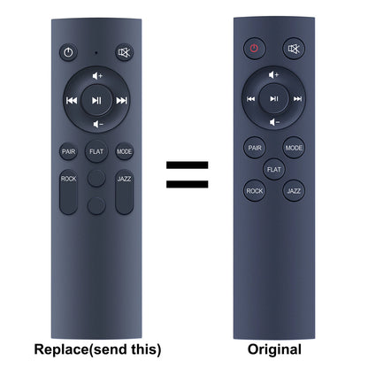 Replacement Remote Control For MAJORITY BOWFELL BOW-BAR-BLK Compact Sound Bar