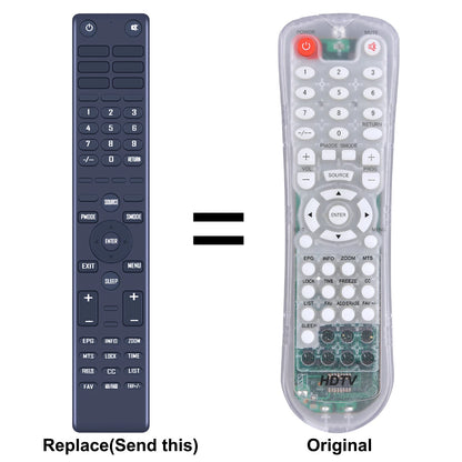 Replacement Remote Control For AMP'D SLTV-1320AP SLTV-1319AP SLTV-1519AP