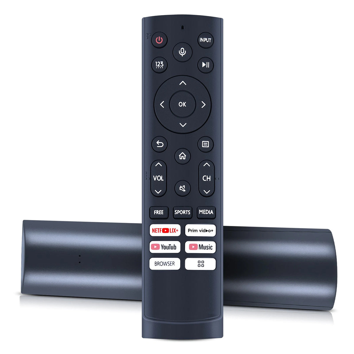 ERF3H90H Voice Replace Remote Control For Hisense Smart LCD TV with Youtube