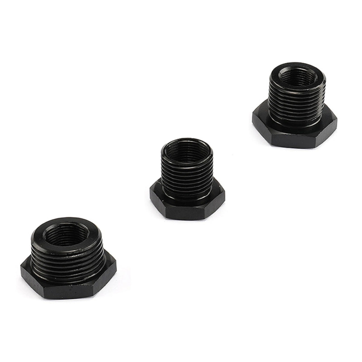 3Pcs 1/2-28 to 3/4-16, 13/16-16, 3/4 NPT Thread Adapter Oil Filter Hose Reducer