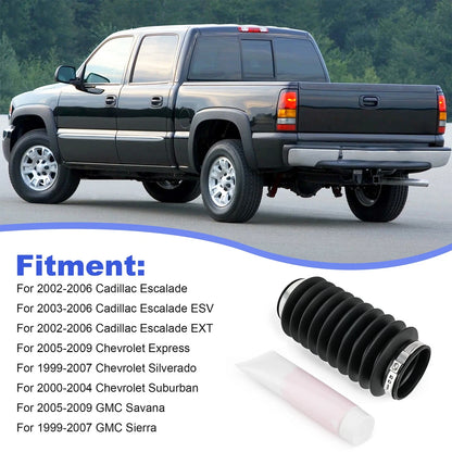 Drive Shaft Slip Yoke Boot with Clamps 12474084 For 2005-2009 Chevy Express