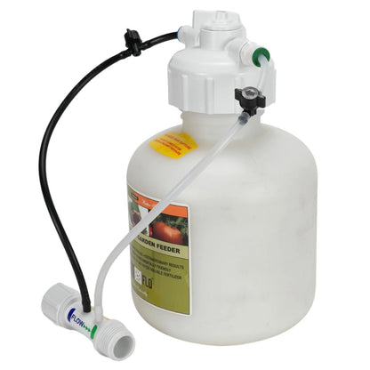 EZ-FLO 3/4 Gallon Hose‑Bib & Drip Fertilizer Injector | Low‑Pressure White