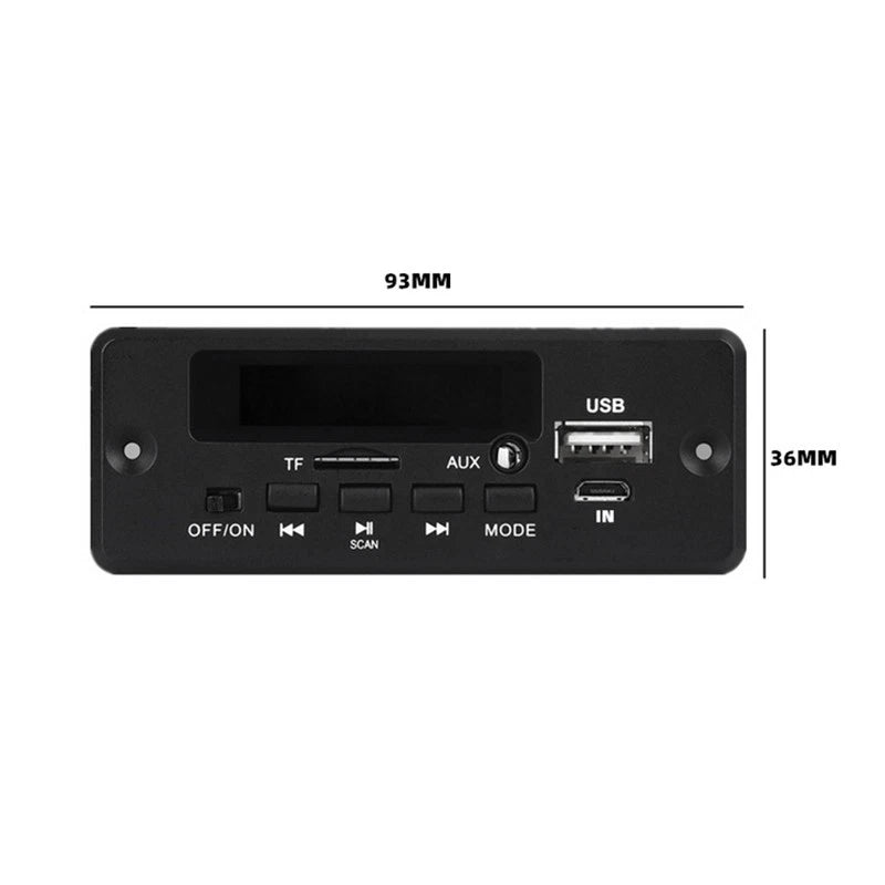 Folder Selection Playback W/ USB/TF/Bluetooth/Radio/AUX Automatic Switching w
