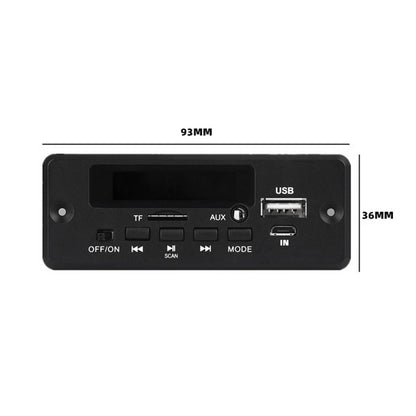Folder Selection Playback W/ USB/TF/Bluetooth/Radio/AUX Automatic Switching w