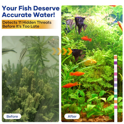 11 in 1 - Aquarium Test Strips | 950 Tests - 150 | Fish Tank...
