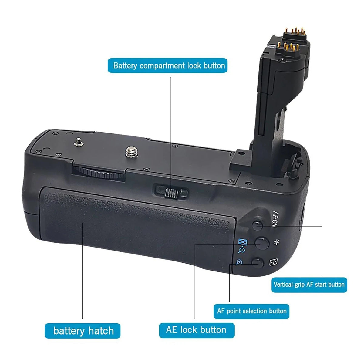 High Quality BG-E6 Vertical Battery Hand Grip for Canon EOS 5D Mark II 5DII 5D2