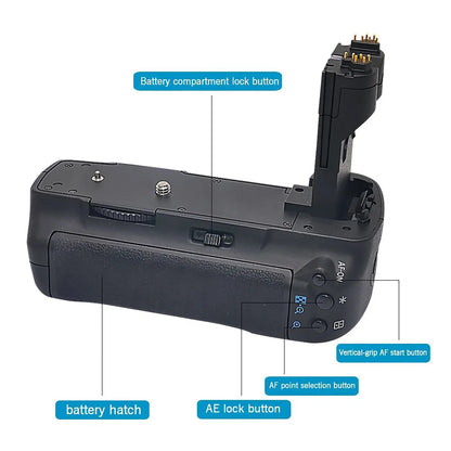 High Quality BG-E6 Vertical Battery Hand Grip for Canon EOS 5D Mark II 5DII 5D2