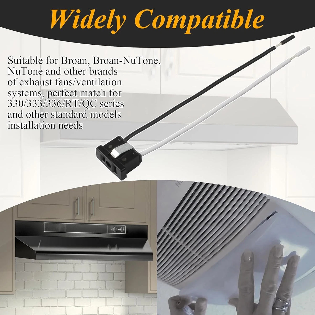 S99270748 Receptacle Exhaust Fan for Broan Fan, Bathroom vent fans...