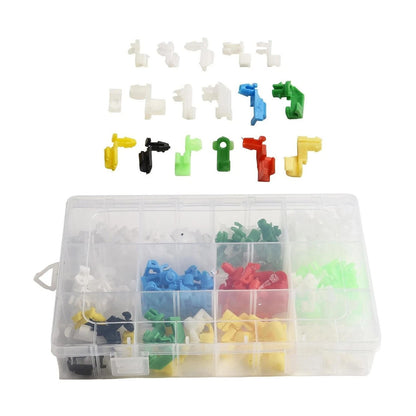 Plastic Fastener Clips for Door Lock Rods 160pc For Automotive Door Lock System
