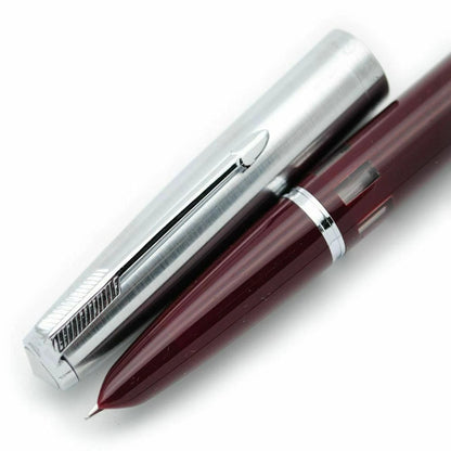 Classic Wing Sung 601 Steel Cap Vacumatic Fountain Pen F Nib 0.5mm Ink Pen