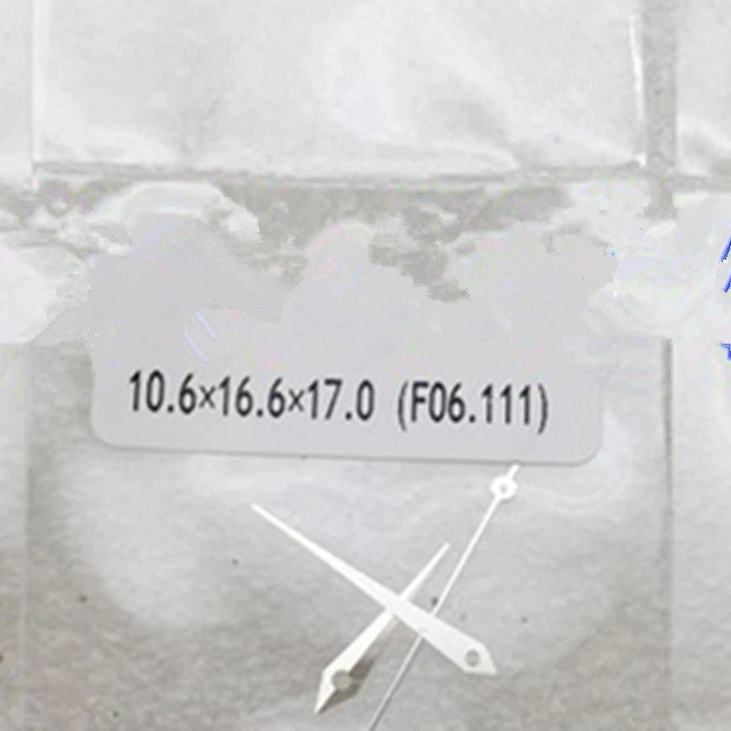 10.6x16.6x17mm Watch Hands Pins Set Replacement For ETA F06.111 T063 Movement