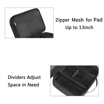 MATEIN Cable Organizer Bag, Large Travel Storage Bag Large, Antique Black