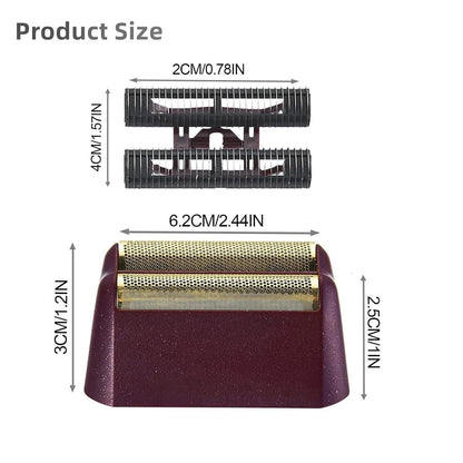 1 Pack Professional 5 Star Series Finale Shaver Replacement Foil and Red-6