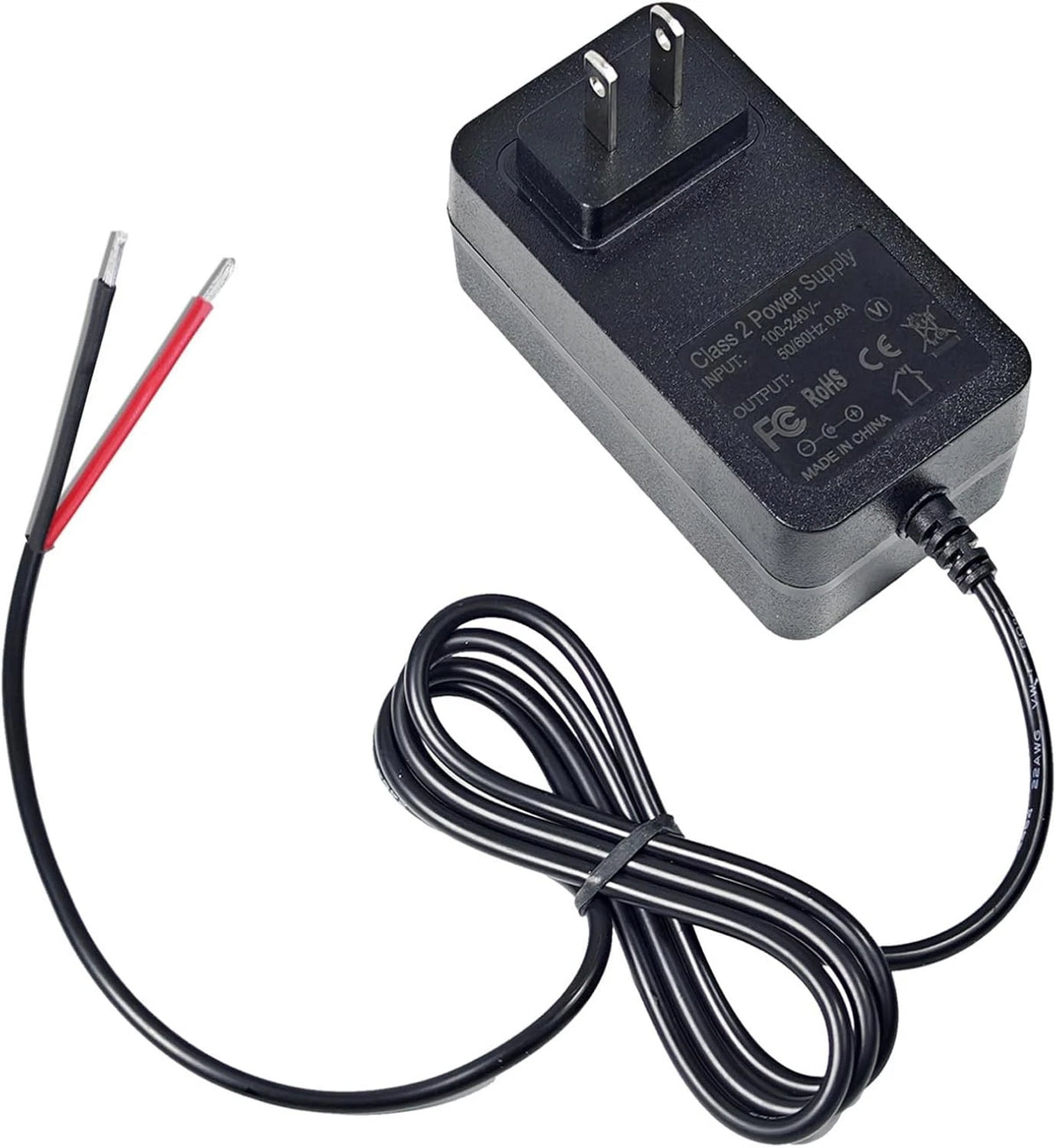 19V AC/DC Adapter Power Cord Supply Plug for MKS-1902000H, Black