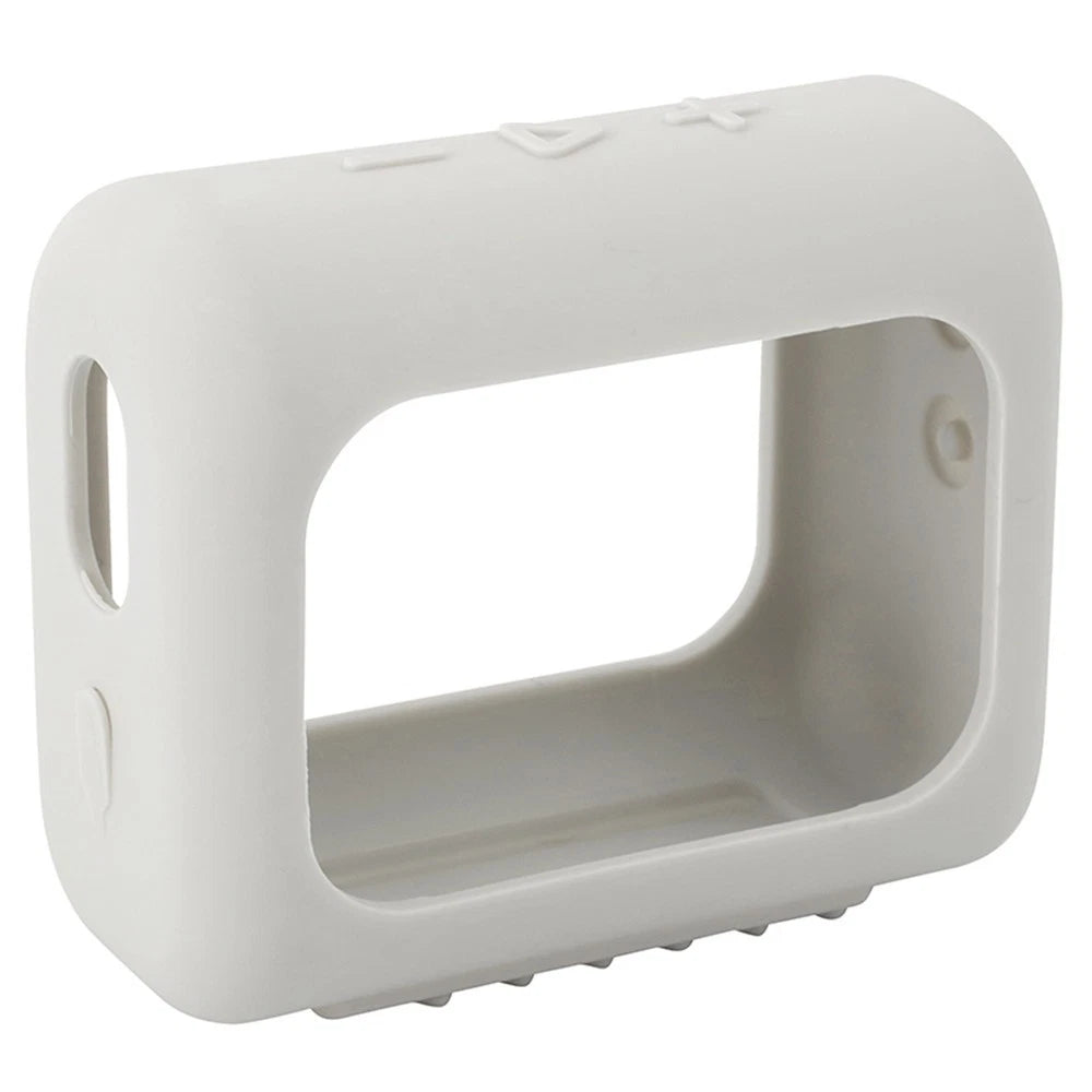 Gray Silicone Case w/ Carabiner Fits For JBL GO3 GO 3 Bluetooth Speaker xx