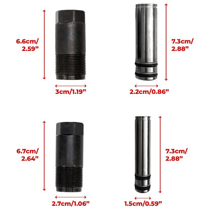 Floor Jack Replacement Parts Low Side Bigger & Smaller Pump Piston Black