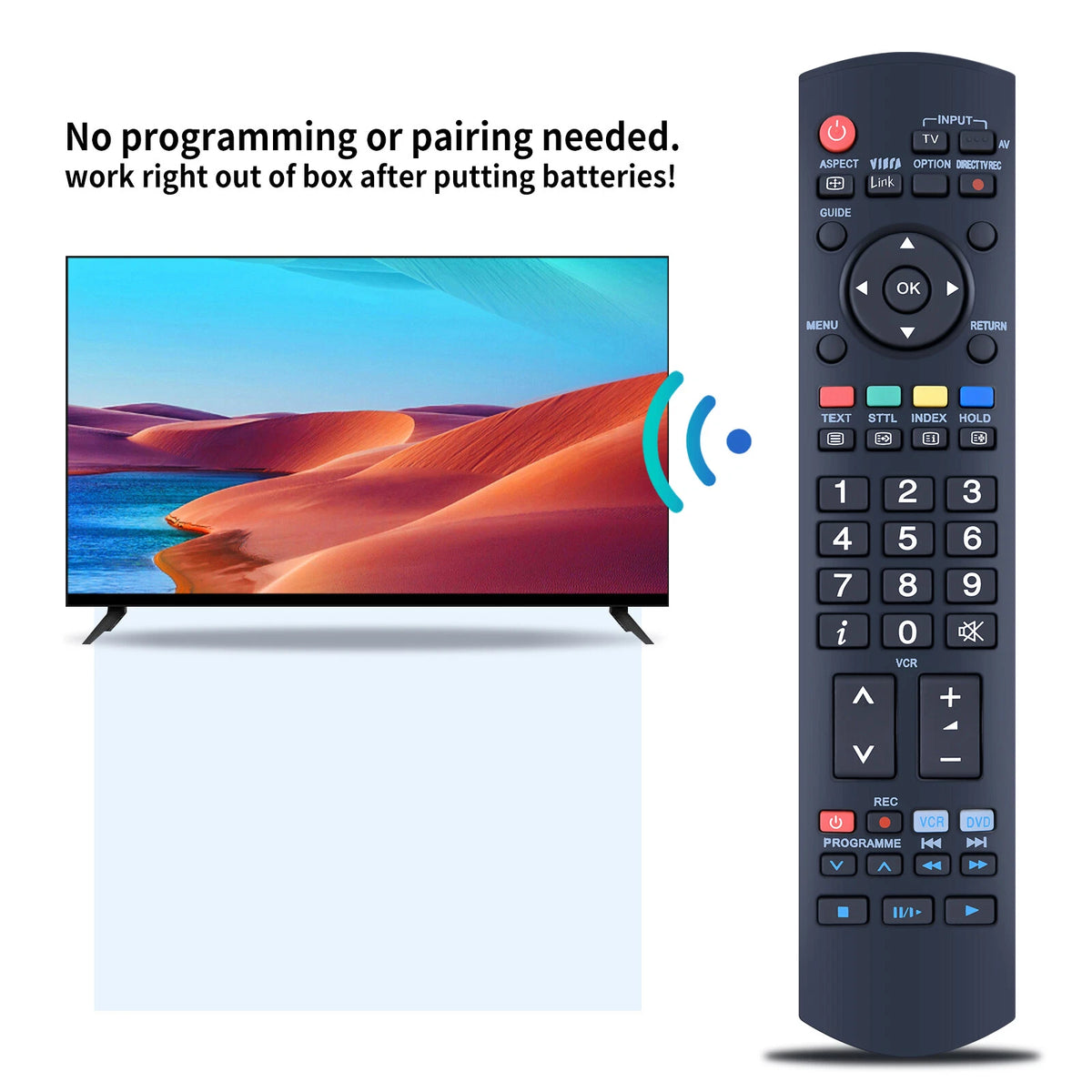 EUR7737Z50 Remote Control For Panasonic TV TH-37PX70B TH-42PX70E TH-50PX70B