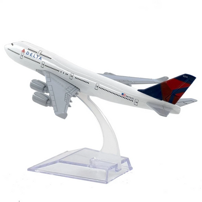 1/400 16cm Delta B747 Alloy Plane Model Airplane Model Simulation Plane Ornament