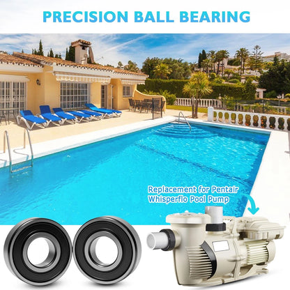 Precision Pool Pump Bearing Replacement for Pentair Whisperflo silver
