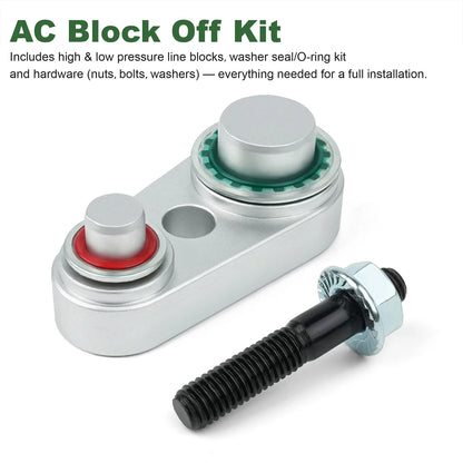 Rear A/C Block Off Kit for 2011-2024 Dodge Durango - Easy Line Repair & Leak Fix