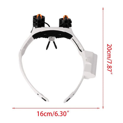 3-10X Adjustable LED Headband Magnifying Glasses Jeweler Watchmaker Repair Tool