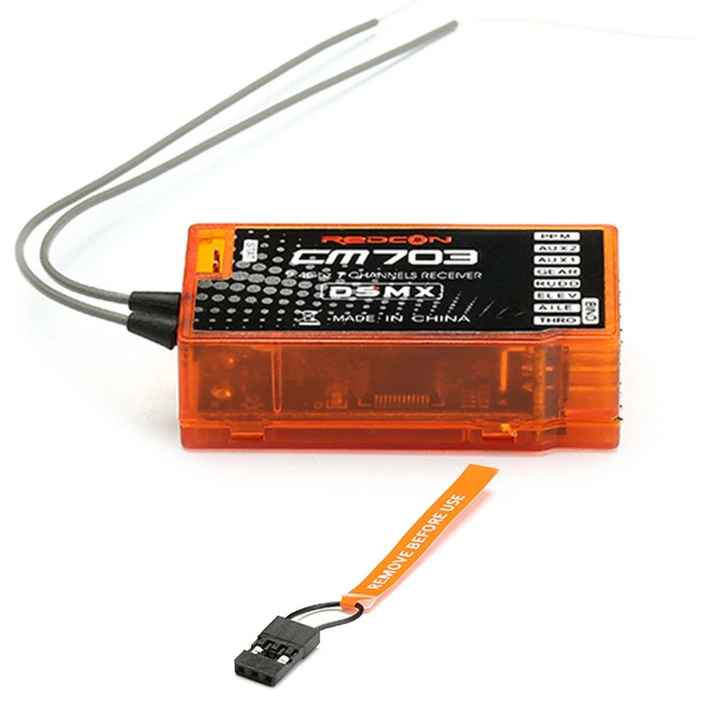 RC REDCON CM703 2.4G 7Channels Receiver With PPM Output For DSM2 DSMX DX6I DSX7