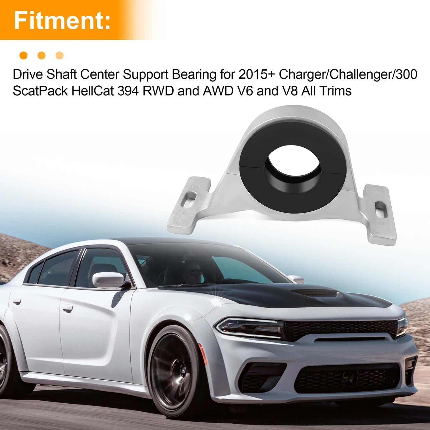 For Dodge Charger Challenger Scat Pack & Center Bearing Support Solution