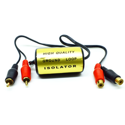 1* RCA Audio Noise Filter Suppressor Ground Loop Isolator Car & Home Stereo Part