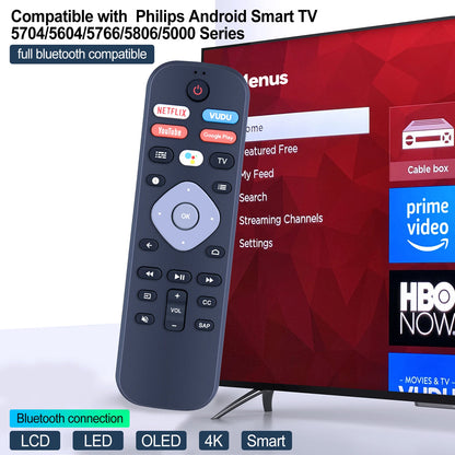 URMT26RST004 sub NH800UP BT800 Voice Remote Control For Philips Android TV