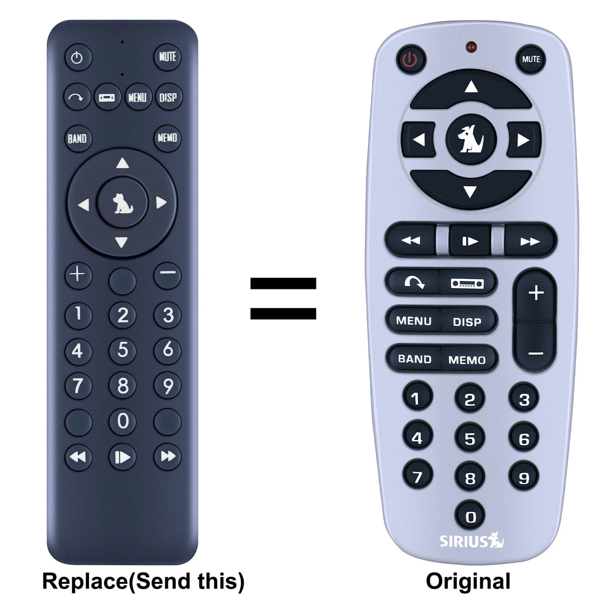 Remote Control For Sirius Satellite Radio (ST2) Starmate Replay Portable Radio