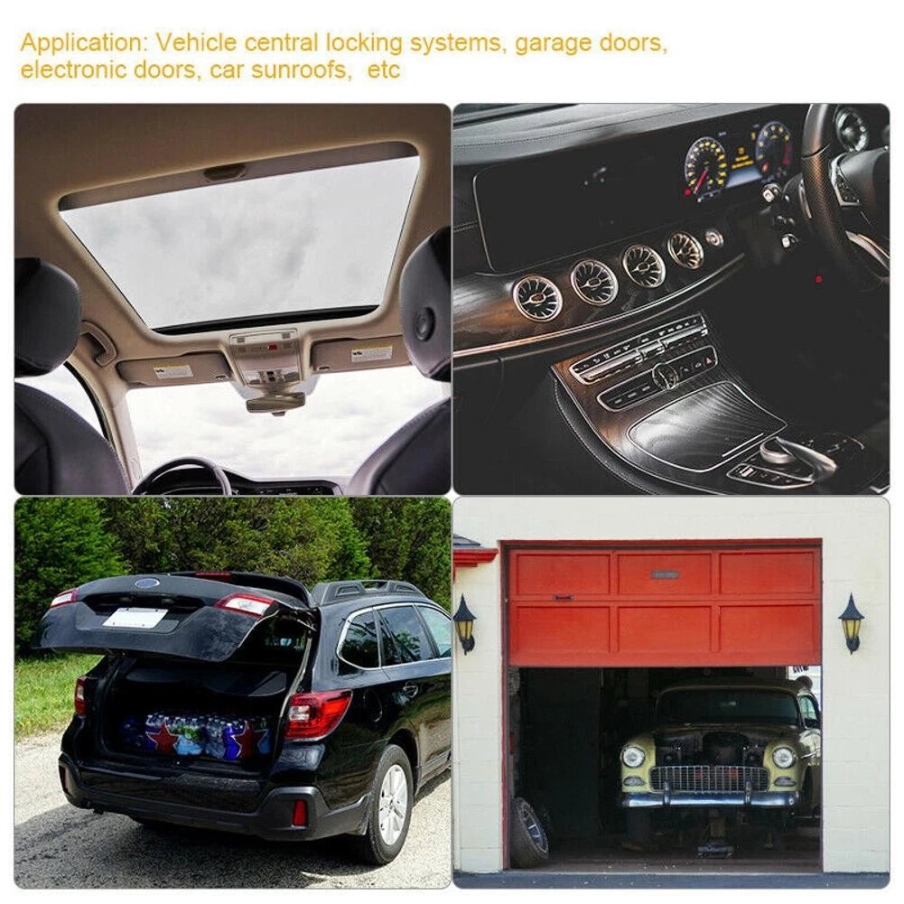 4 Buttons 433MHz Gate Garage Door Open Remote Control Fob With LED Indicator r