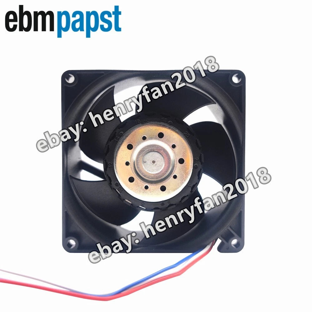 Ebmpapst 3212J/2NU-343 Axial Fan DC 12V 8.1W 90*90*38MM 130m3/h IP68 Cooling Fan