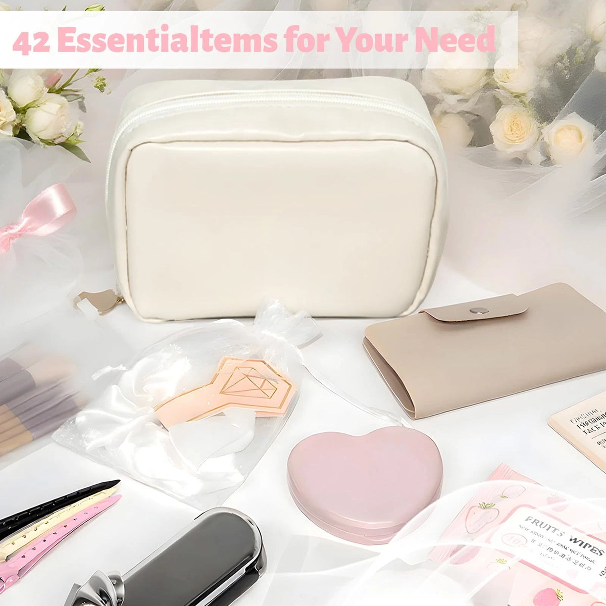 Women's Wedding Emergency Kit for Bride Survival Set with White