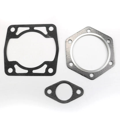 For EZGO 2 Cycle Gas Golf Cart 1980-88 Top End Gasket Set Cylinder, Head,Exhaust
