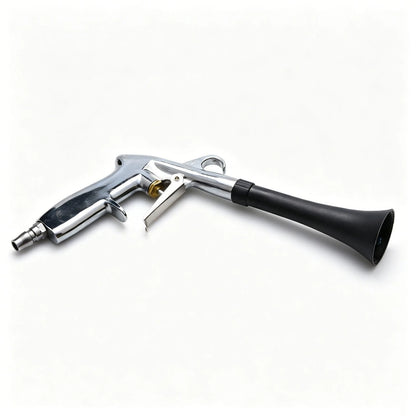 Aluminum Alloy Car Detailing Air Gun 360° Swivel 1/4" Inlet Blow Tool Nozzles