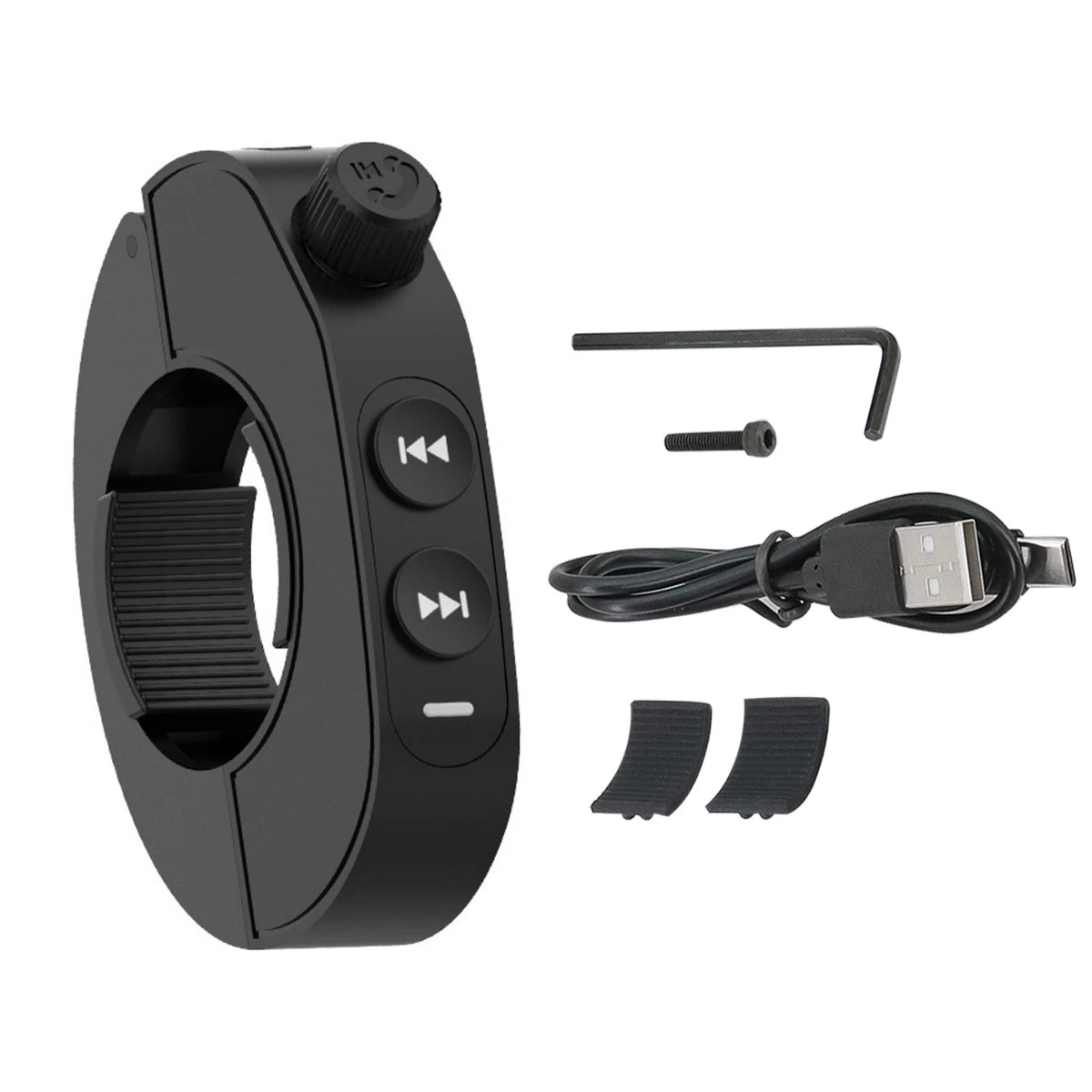 For Motorcycle Handlebar Bluetooth Wireless Media Remote Control Button IP66