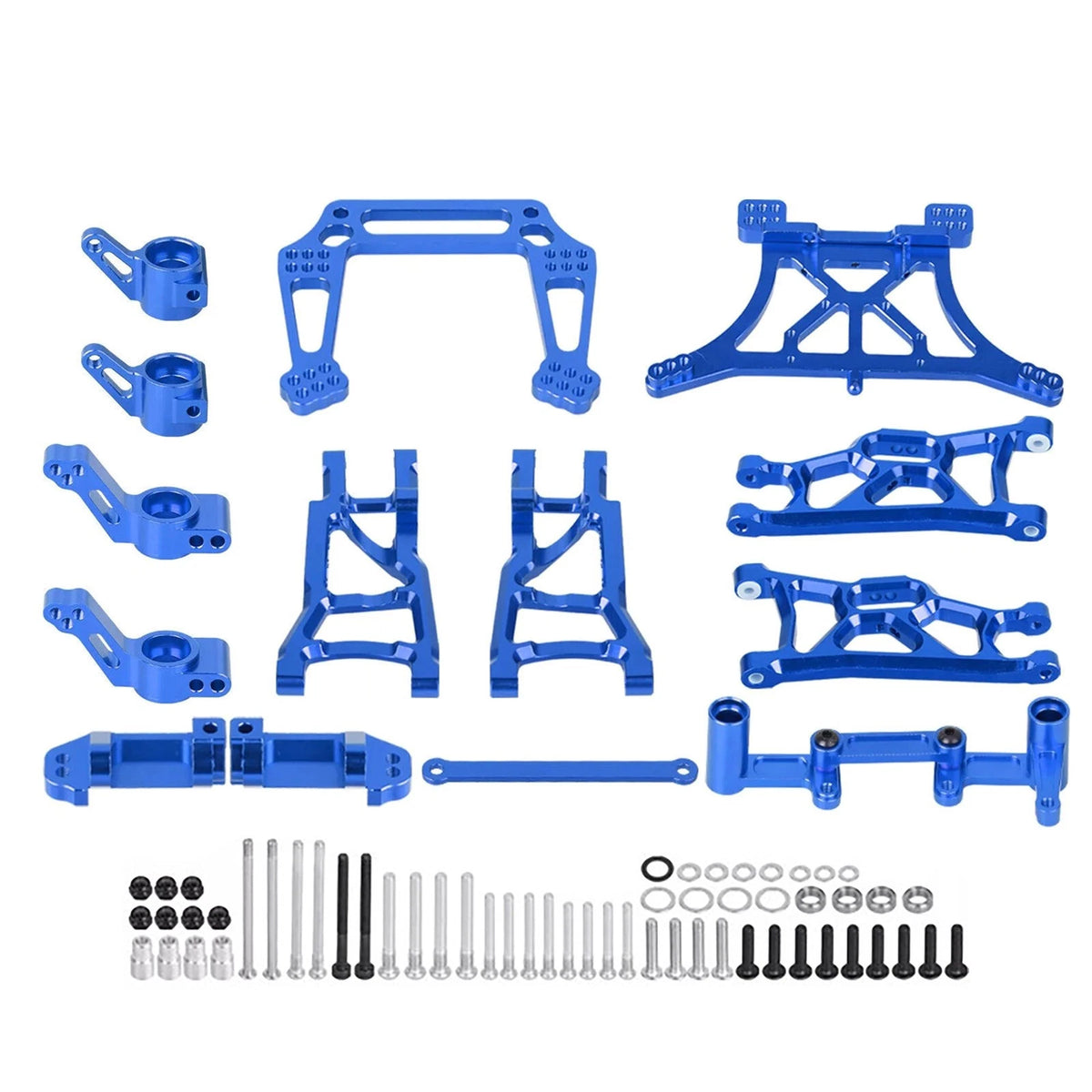 Blue Full Set RC Car Upgrade Parts For Traxxas Slash 2WD/Stampede/Rustler 1/10