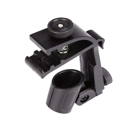 Adjustable Drum Rim Mic Clips - Microphone Mount Clamp (Pack of 2) Black