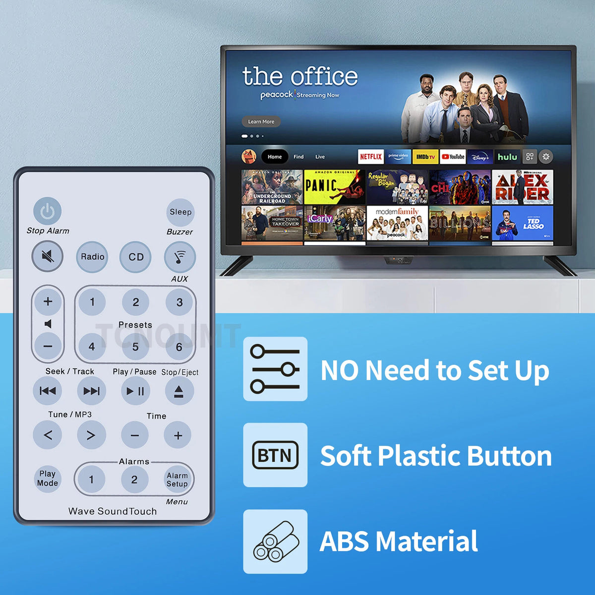Remote Control For Bose Wave Sound Touch Music Radio System I II III IV