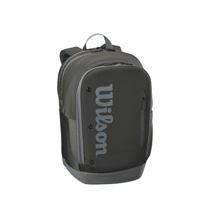 Wilson Tour Tennis Backpack - Dark Green, Holds up to 2 Rackets, Green