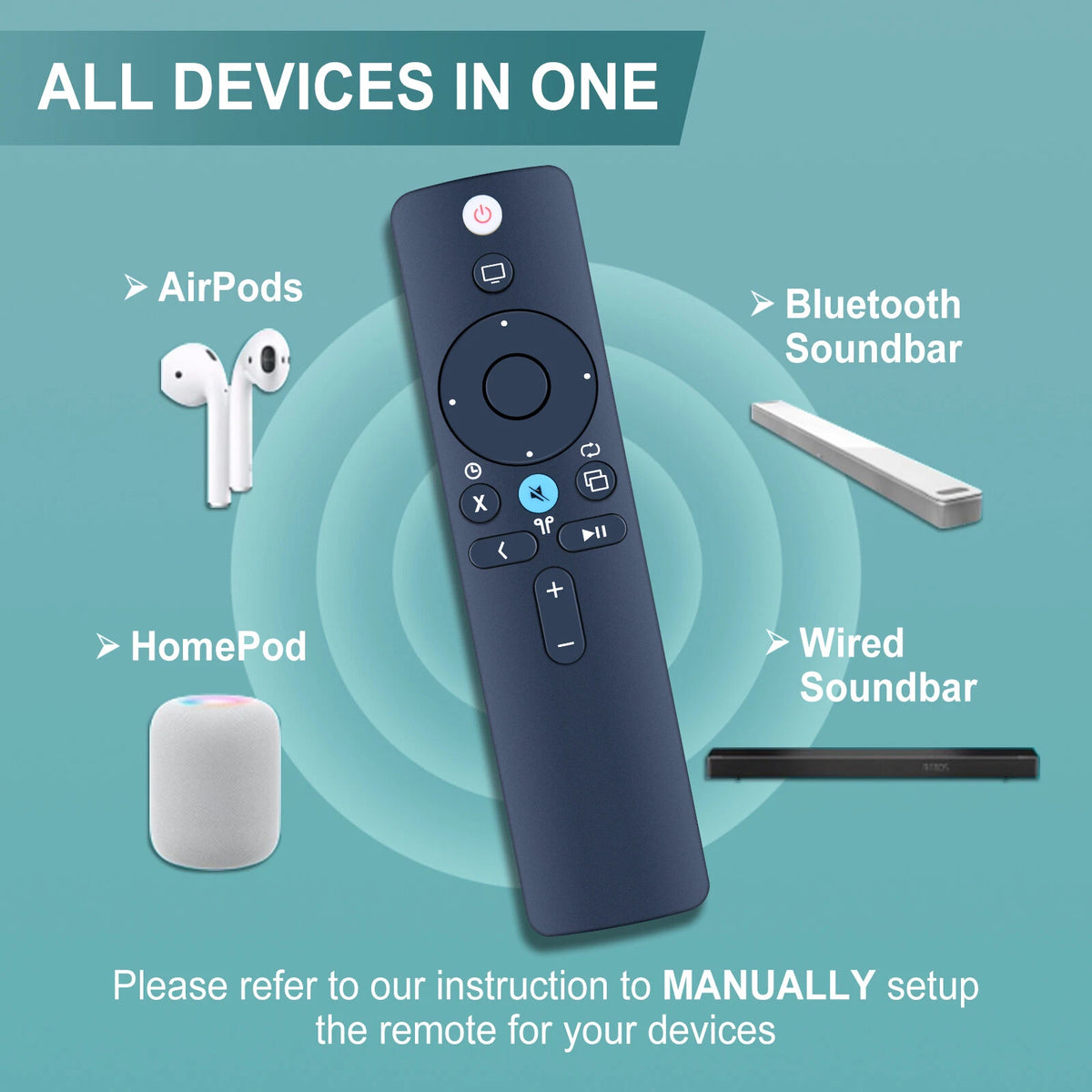 Remote Control For Apple TV 4K / HD Players A1294 A1218 A1378 A1427 A1625 A1842