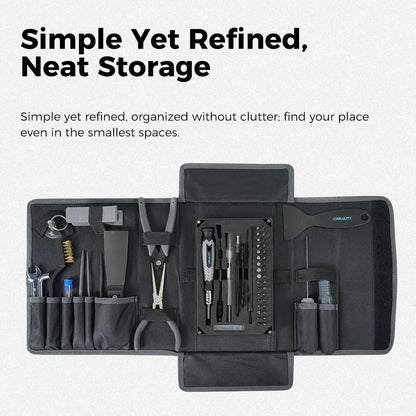 Creality 74 Pcs 3D Printer Tools Kit with Storage Bag, black