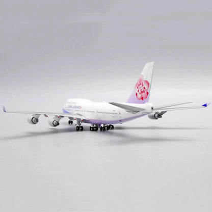 20cm Diecast Alloy 1/350 Scale China Airlines B747 Aircraft Model Scene
