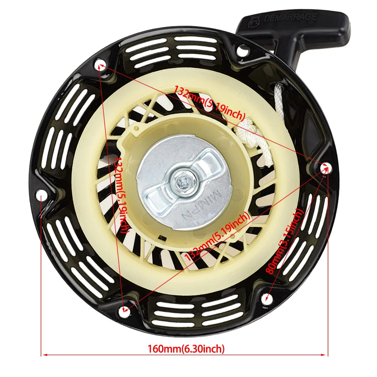 Fvrito Pull Start Recoil Starter Assembly for Predator 212 196cc 212cc 224cc...