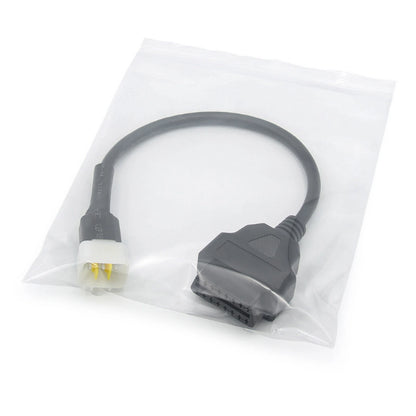 1*Motorcycle OBD2 Diagnostic Cable Adapter Cord 6 to 16 pin For Delphi Test Line